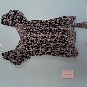 Elegant Black and White Women's Top